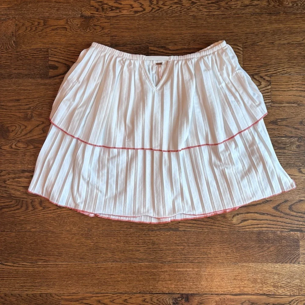 Free People Strapless Boho Peasant Top